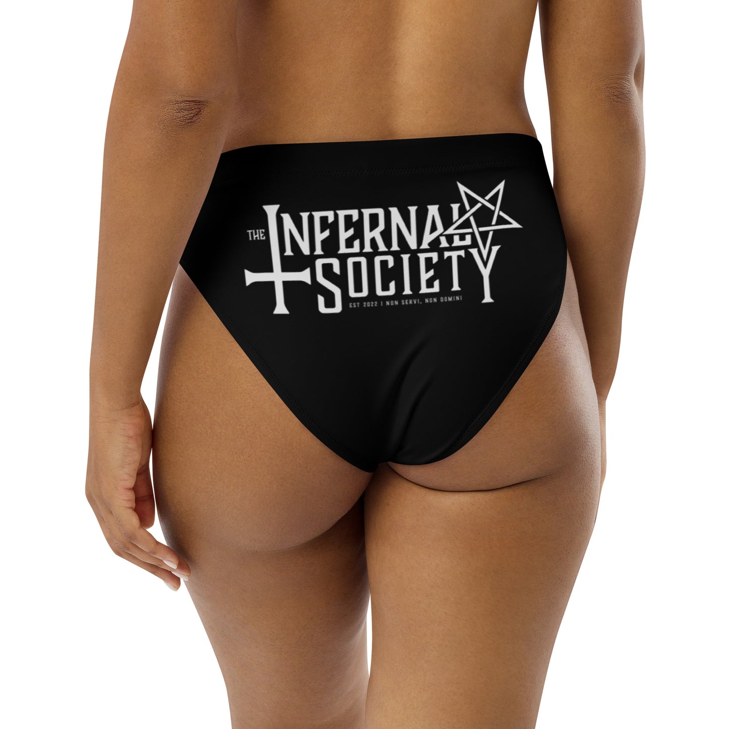 Infernal Society Recycled High-Waisted Bikini Bottom