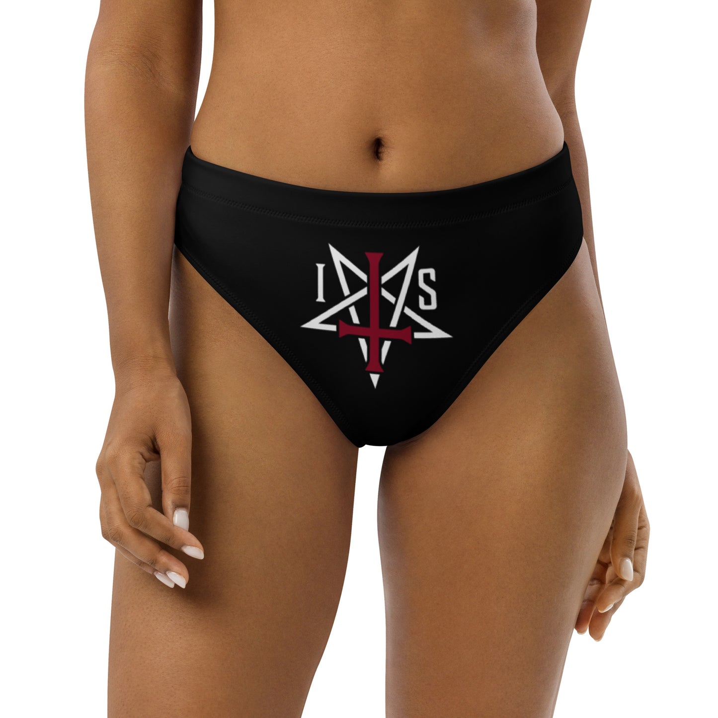 Infernal Society Recycled High-Waisted Bikini Bottom