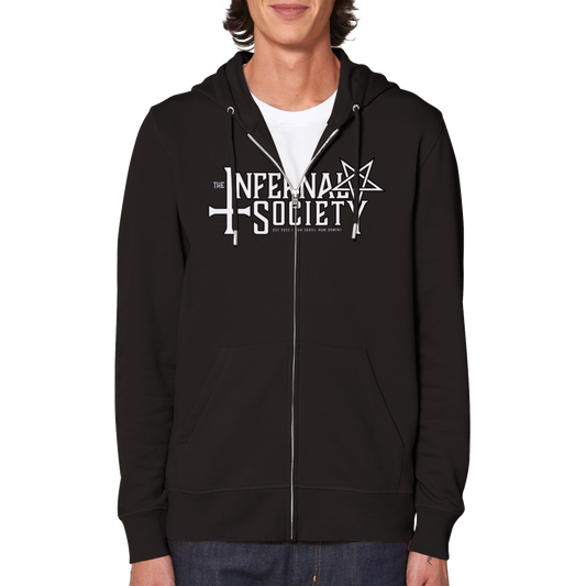 Infernal Society Organic Unisex Zip Hoodie