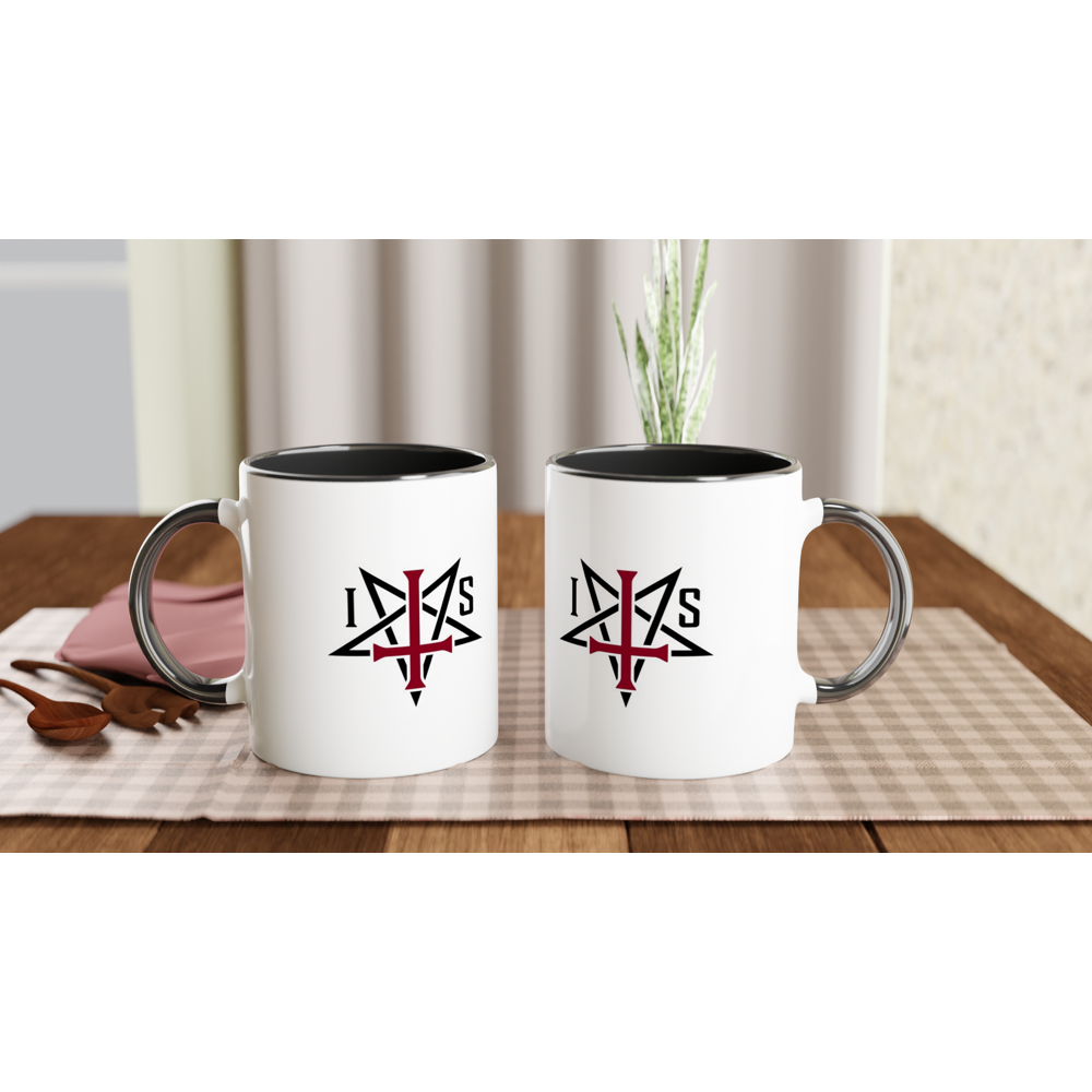 Infernal Society White 11oz Ceramic Mug with Color Inside